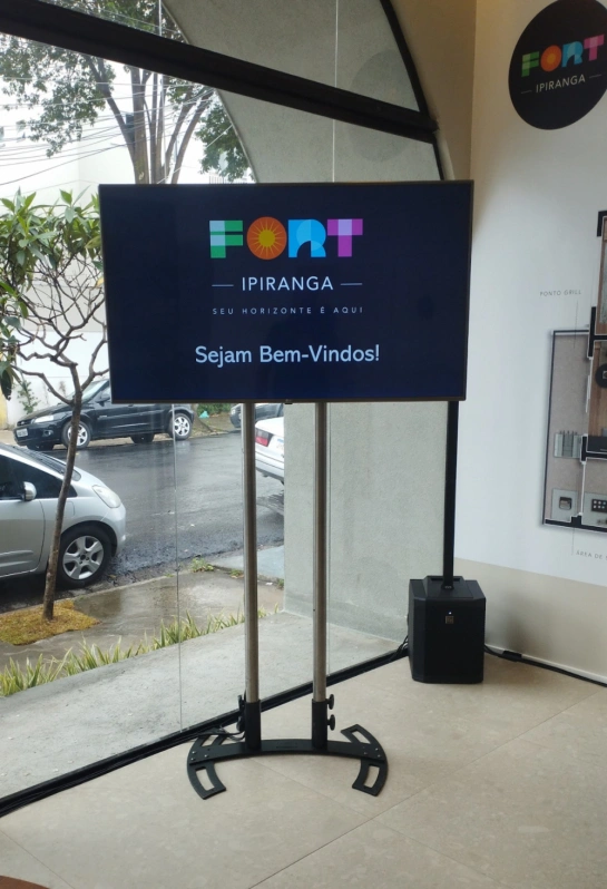 aluguel de tv para feiras promocionais